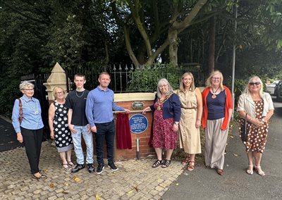 Blue plaque for Dr John Garton