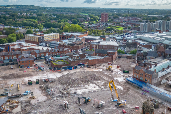 The Galleries demolition