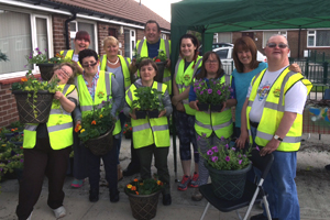 Orrell in Bloom &ndash; planting with local residents